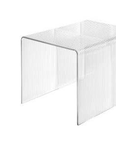 iPLEX Design - Trix Plisse' in pmma - Trasparente - 30/40/50x30/40/50x40,0 - 30/40/50x30/40/50x40,0 cm - 30x30x40 cm 2