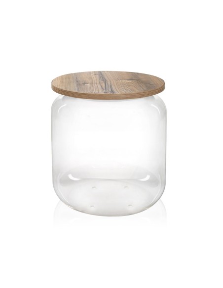 iPLEX Design - Tolino Rovere in plexiglass/legno - Trasparente/rovere - 38x42x38 cm