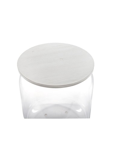 iPLEX Design - Tolino Bianco Supremo in plexiglass/legno - Trasparente/ bianco - 38x42x38 cm
