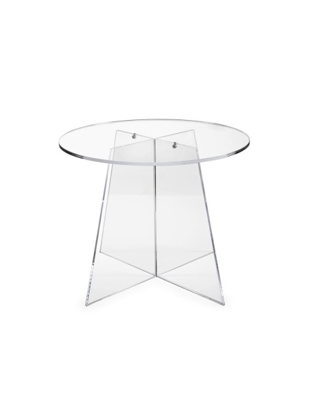 iPLEX Design - Teide Tavolino Trasparente in plexiglass - 50x41x50 cm