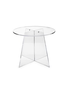 iPLEX Design - Teide Tavolino Trasparente in plexiglass - 50x41x50 cm