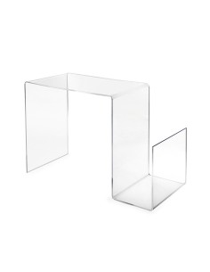 iPLEX Design - S-Table Tavolino Trasparente in plexiglass - 70x50x44 cm 2