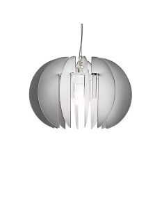 iPLEX Design - Sferia Sospensione Fume' Satinato in plexiglass - grigio fumè satinato - 38x27x38 cm 2