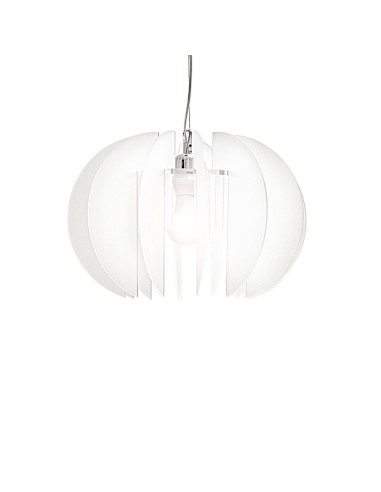 iPLEX Design - Sferia Sospensione Bianco Satinato in plexiglass - 38x27x38 cm