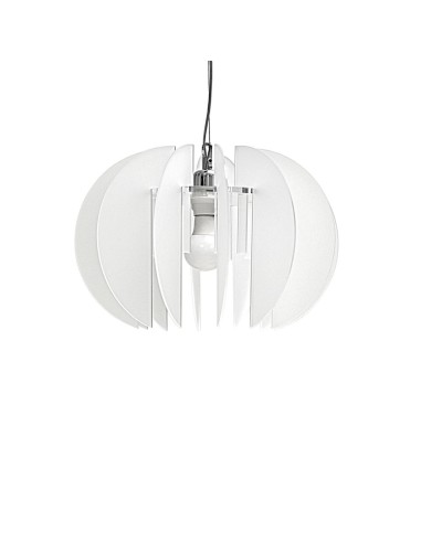 iPLEX Design - Sferia Sospensione Bianco Satinato in plexiglass - 38x27x38 cm
