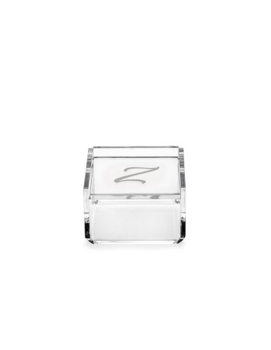 iPLEX Design - Scatolina Violet ""Z, Z"" Trasparente in plexiglass - 7x4,5x7 cm