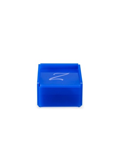 iPLEX Design - Scatolina Violet ""Z, Z"" Blu in plexiglass - 7x4,5x7 cm