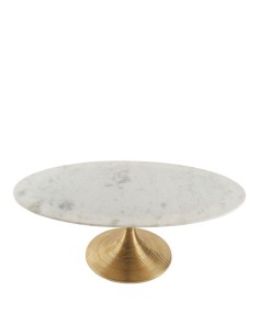 Blanc D' Ivoire - Tavolino basso classico Charlotte fatto a mano in marmo bianco con supporto in alluminio L 125xL 70xH 45 cm