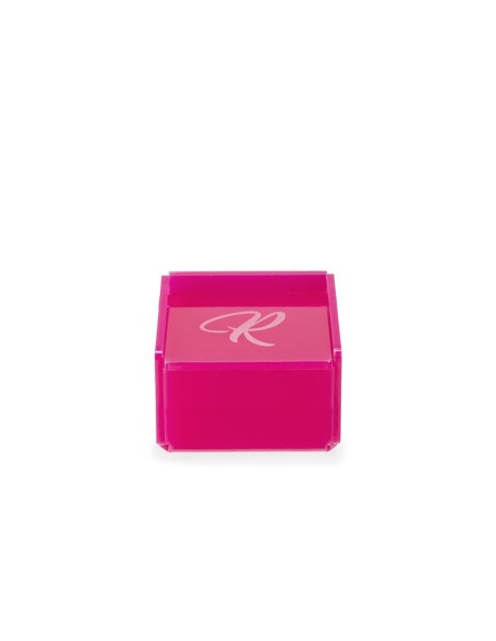 iPLEX Design - Scatolina Violet ""R, R"" Fuxia in plexiglass - 7x4,5x7 cm