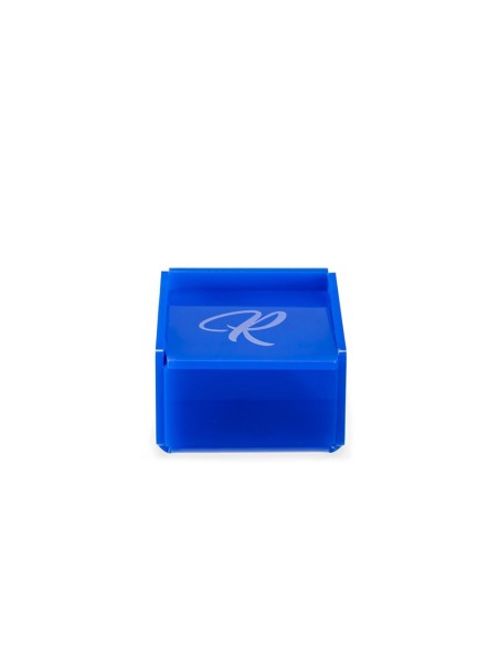 iPLEX Design - Scatolina Violet ""R, R"" Blu in plexiglass - 7x4,5x7 cm
