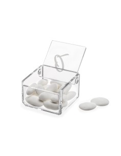 iPLEX Design - Scatolina Violet ""Q, Q"" Trasparente in plexiglass - 7x4,5x7 cm 2