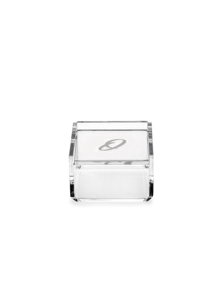 iPLEX Design - Scatolina Violet ""O, O"" Trasparente in plexiglass - 7x4,5x7 cm