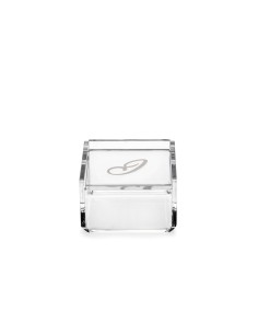 iPLEX Design - Scatolina Violet ""I, I"" Trasparente in plexiglass - 7x4,5x7 cm