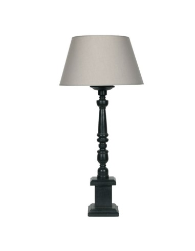 Lampada Ruby in legno di mango colore nero, cm 62 h