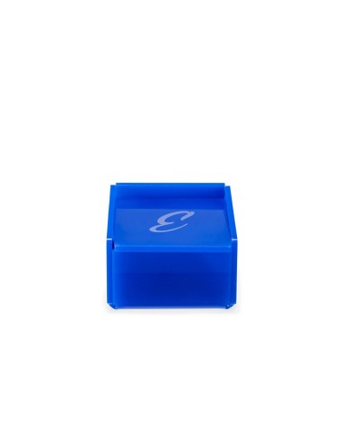 iPLEX Design - Scatolina Violet ""E, E"" Blu in plexiglass - 7x4,5x7 cm