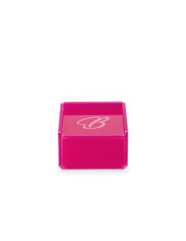 iPLEX Design - Scatolina Violet ""B, B"" Fuxia in plexiglass - 7x4,5x7 cm
