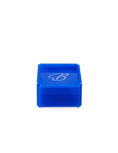 iPLEX Design - Scatolina Violet ""B, B"" Blu in plexiglass - 7x4,5x7 cm