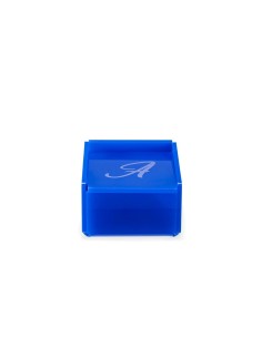 iPLEX Design - Scatolina Violet ""A, A"" Blu in plexiglass - 7x4,5x7 cm