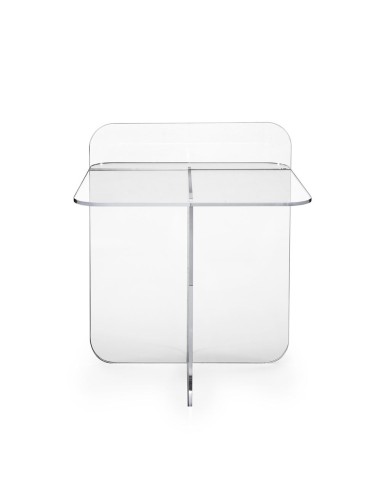 iPLEX Design - Mondrian Tavolino Trasparente in plexiglass - 42x50x40 cm