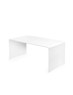 iPLEX Design - Milvio Tavolino Bianco in plexiglass - 81x36x40 cm