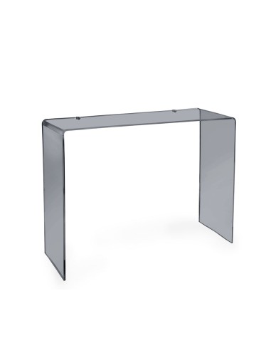 iPLEX Design - Milvio Consolle Fume' in plexiglass - grigio fumè - 100x75x33 cm