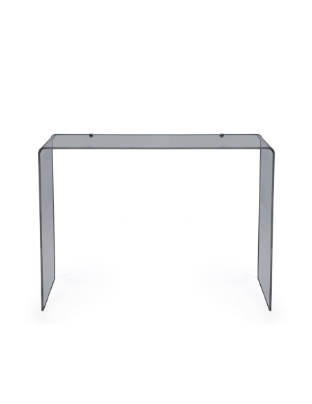 iPLEX Design - Milvio Consolle Fume' in plexiglass - grigio fumè - 100x75x33 cm
