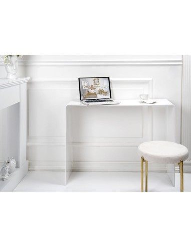 iPLEX Design - Milvio Consolle Bianca in plexiglass - bianco - 100x75x33 cm