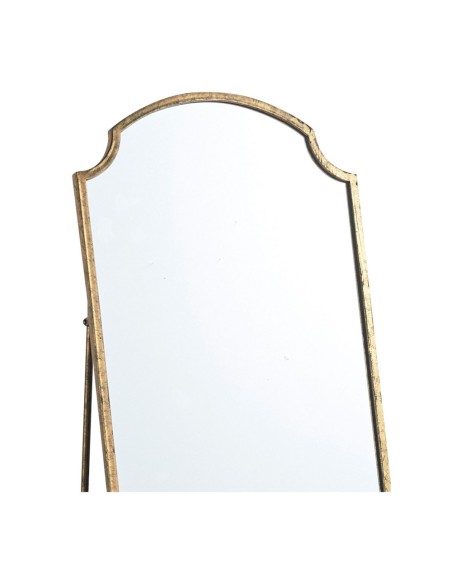Blanc D'Ivoire - Specchio pieghevole MARGAUX in metallo dorato invecchiato - 50 x 170 cm