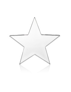 iPLEX Design - Istar H.250 Trasp. in plexiglass - Trasparente - 26x25x3 cm