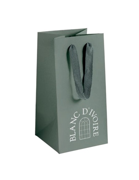 Blanc D' Ivoire - Shopper in carta con logo cm 18 x 18 x 36h