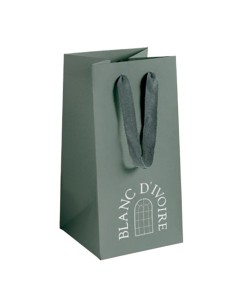 Blanc D' Ivoire - Shopper in carta con logo cm 18 x 18 x 36h