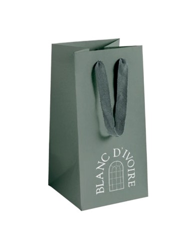 Blanc D' Ivoire - Shopper in carta con logo cm 18 x 18 x 36h