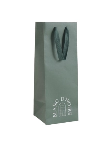 Blanc D' Ivoire - Shopper in carta con logo cm 18 x 18 x 50h