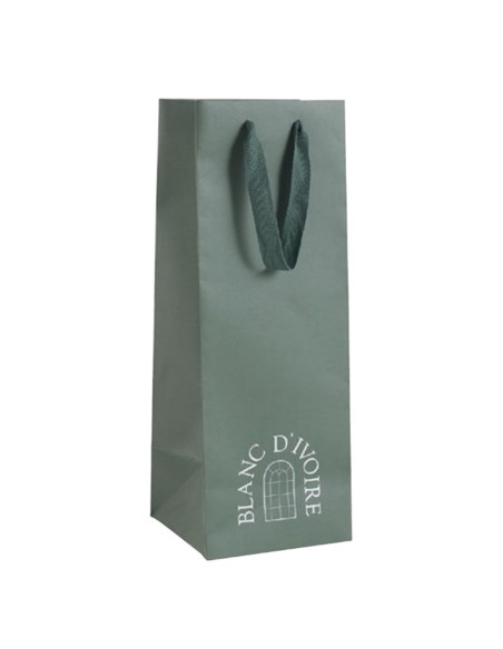 Blanc D' Ivoire - Shopper in carta con logo cm 18 x 18 x 50h