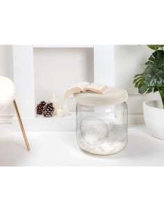 iPLEX Design - I-Pet Cuccia Sit Beige in plexiglass/ tessuto - Trasparente/ beige - 40x46x40 cm 2