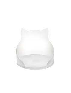 iPLEX Design - I-Pet Cuccia Gatto in pvc/ polipropilene - bianco - 38x32x38 cm