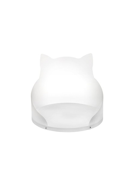 iPLEX Design - I-Pet Cuccia Gatto in pvc/ polipropilene - bianco - 38x32x38 cm