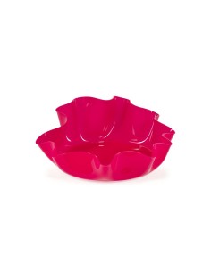 iPLEX Design - I-Pet Cuccia Drappeggi Tonda Fuxia in plexiglass - 50x21x50 cm 2