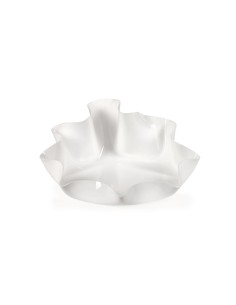 iPLEX Design - I-Pet Cuccia Drappeggi Tonda Bianco in plexiglass - 50x21x50 cm 2