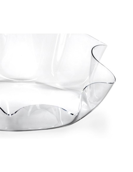 iPLEX Design - I-Pet Cuccia Drappeggi Ovale Trasparente in plexiglass - 79x22x63 cm