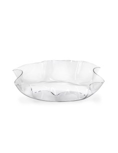 iPLEX Design - I-Pet Cuccia Drappeggi Ovale Trasparente in plexiglass - 79x22x63 cm
