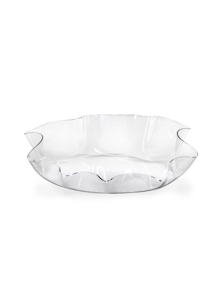iPLEX Design - I-Pet Cuccia Drappeggi Ovale Trasparente in plexiglass - 79x22x63 cm