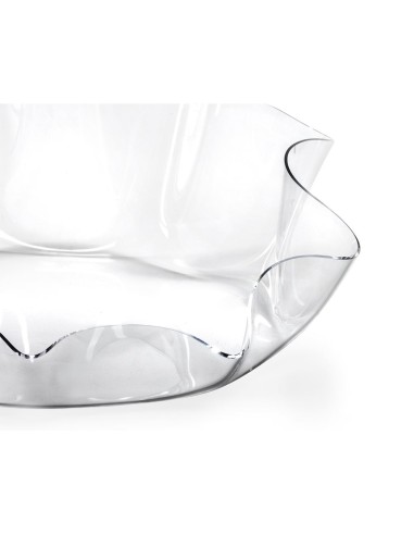 iPLEX Design - I-Pet Cuccia Drappeggi Ovale Trasparente in plexiglass - 79x22x63 cm