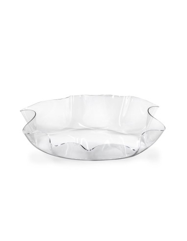 iPLEX Design - I-Pet Cuccia Drappeggi Ovale Trasparente in plexiglass - 79x22x63 cm
