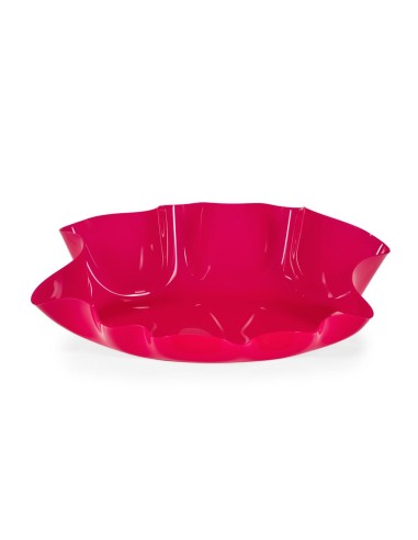iPLEX Design - I-Pet Cuccia Drappeggi Ovale Fuxia in plexiglass - 79x22x63 cm