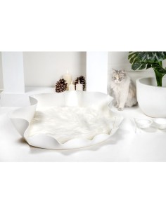 iPLEX Design - I-Pet Cuccia Drappeggi Ovale Bianco in plexiglass - 79x22x63 cm 2