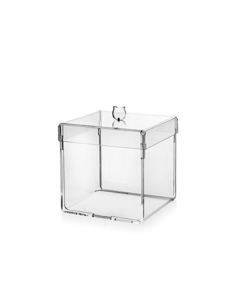 iPLEX Design - Haku Small Trasparente in plexiglass - 17,5x20x17,5 cm