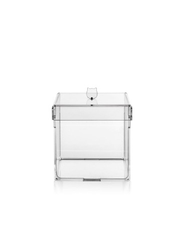iPLEX Design - Haku Small Trasparente in plexiglass - 17,5x20x17,5 cm