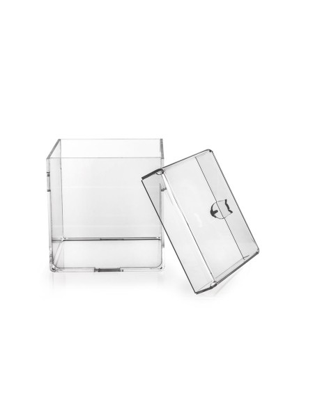 iPLEX Design - Haku Small Trasparente in plexiglass - 17,5x20x17,5 cm