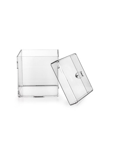 iPLEX Design - Haku Small Trasparente in plexiglass - 17,5x20x17,5 cm
